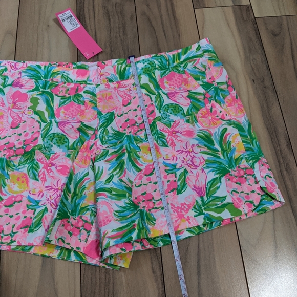 NWT! Lilly Pulitzer Ocean View Shorts Resort White Pear Necessities Size L - Picture 8 of 13